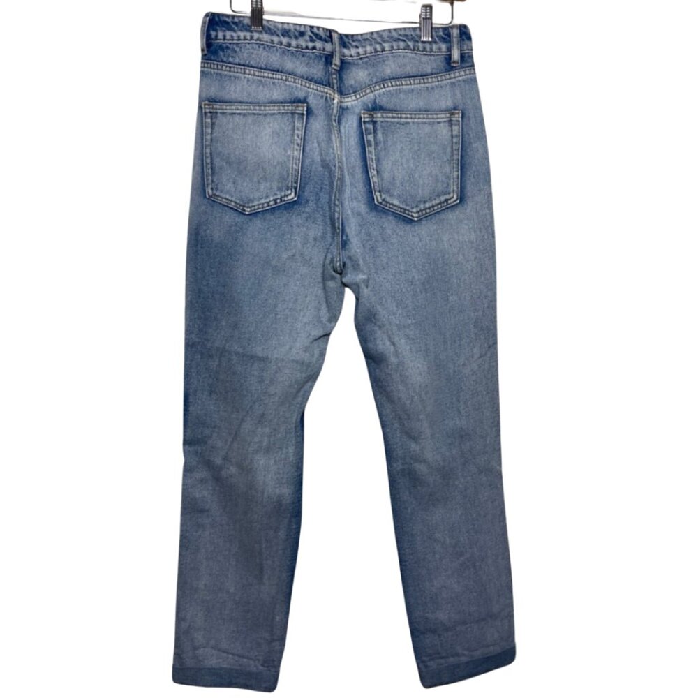 THE ROCKN REV | Women's Casual Light Wash Distressed Jeans | Size 12 - Picture 8 of 13